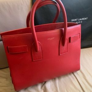 Yves Saint Laurent Red purse(SAC BETTY) never used